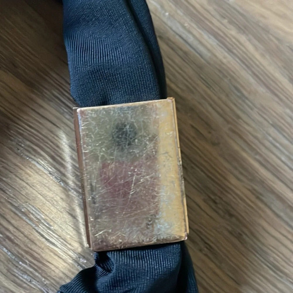 PAULA HERMANNY BY VIX Black With Turquoise Detail Bikini Top Size 12 - Picture 9 of 10